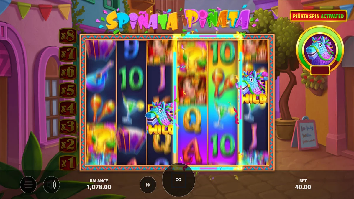 Spinata Pinata Bonus Activated