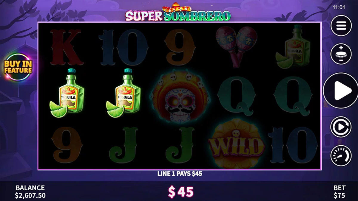 Super Sombrero Tequila Win
