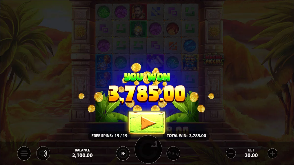 The Secret of Machu Picchu Total Win