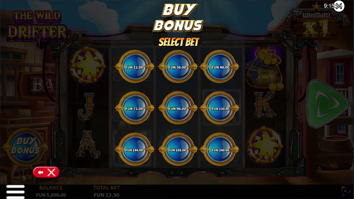 The Wild Drifter Select Bet