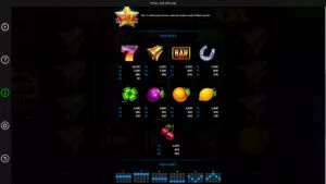 Total Eclipse XXL Paytable