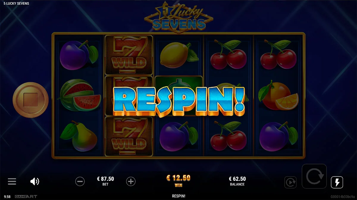 5 Lucky Sevens Respin