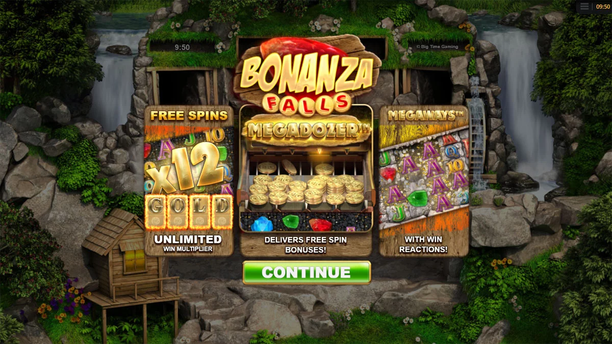 Bonanza Falls Homescreen