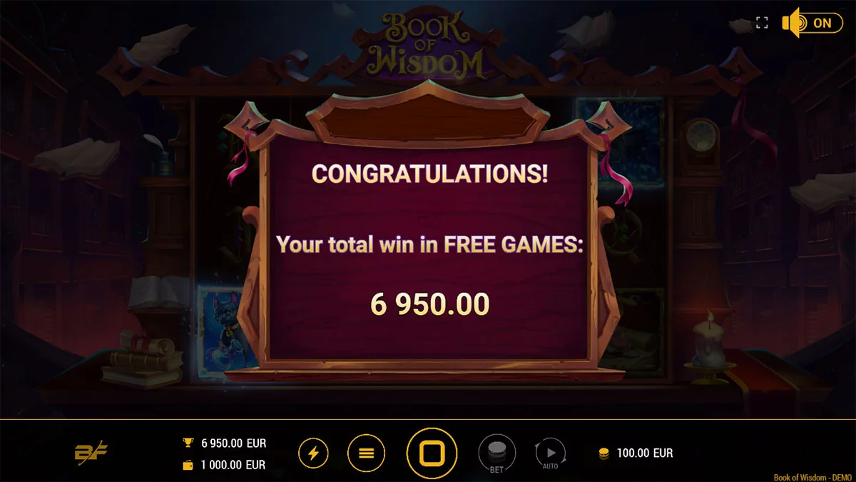 Book of Wisdom Total Win