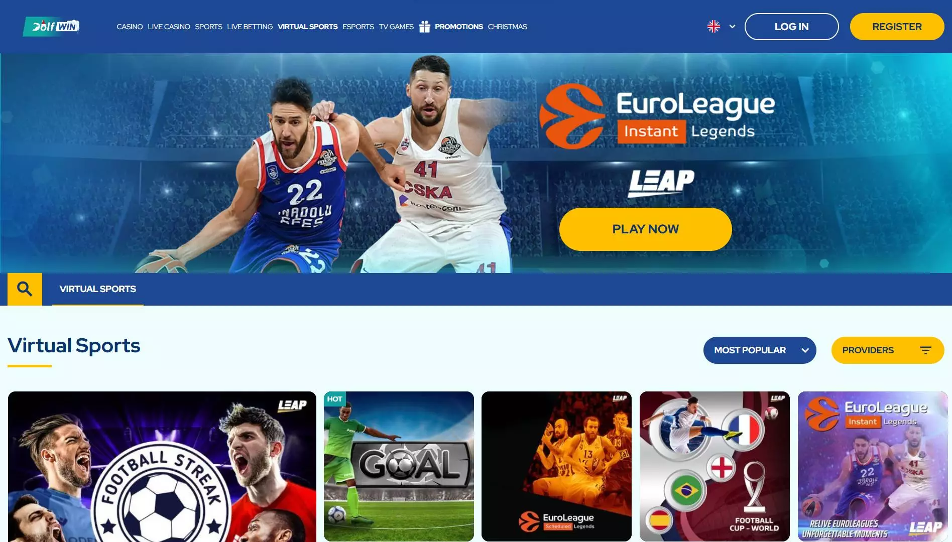 Dolfwin Casino Virtual Sports