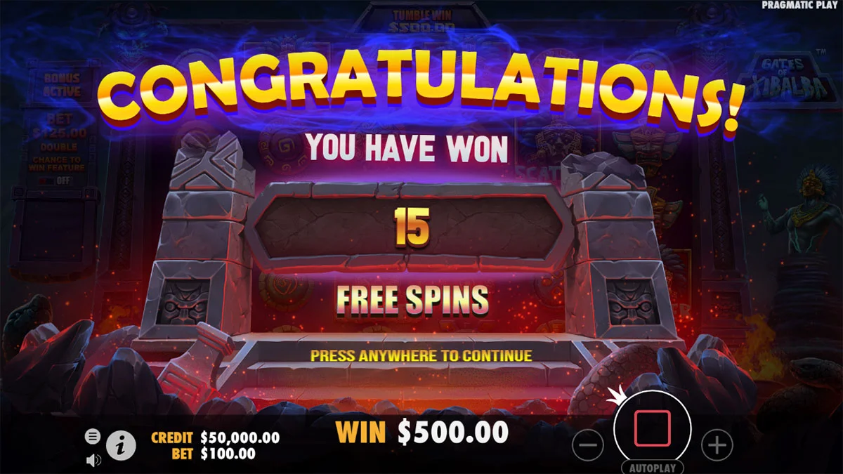 Gates of Xibalba Free Spins