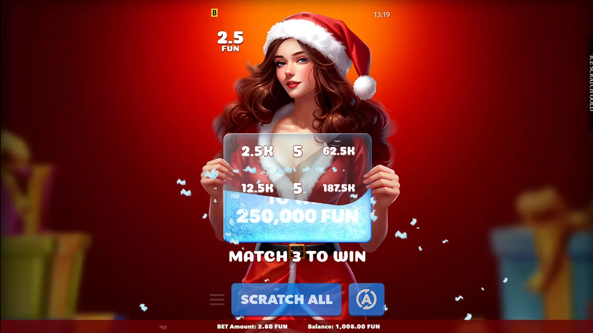 Ice Scratch Gold Base Play