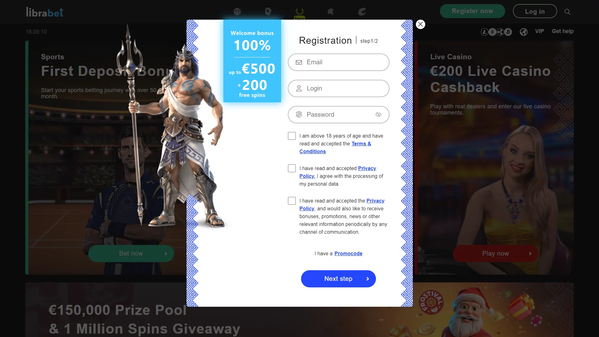Librabet Casino Easter Reload Bonus 30%/€600 + 50 Free Spins