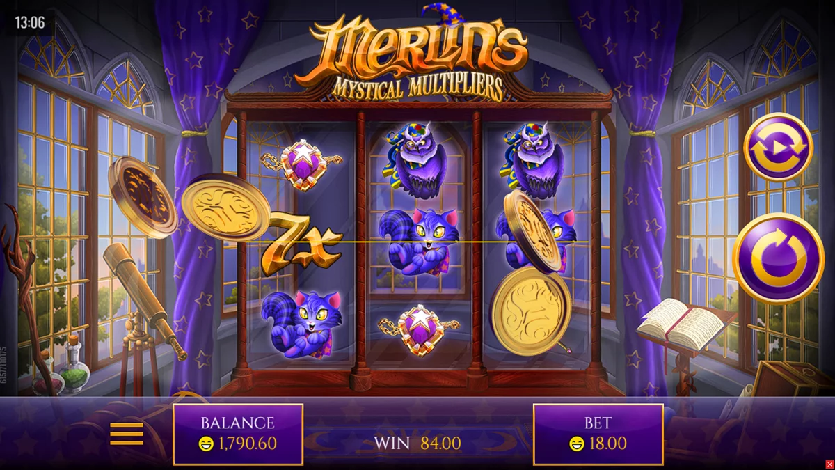 Merlin’s Mystical Multipliers Win