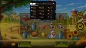 Plucky Lucky Paytable