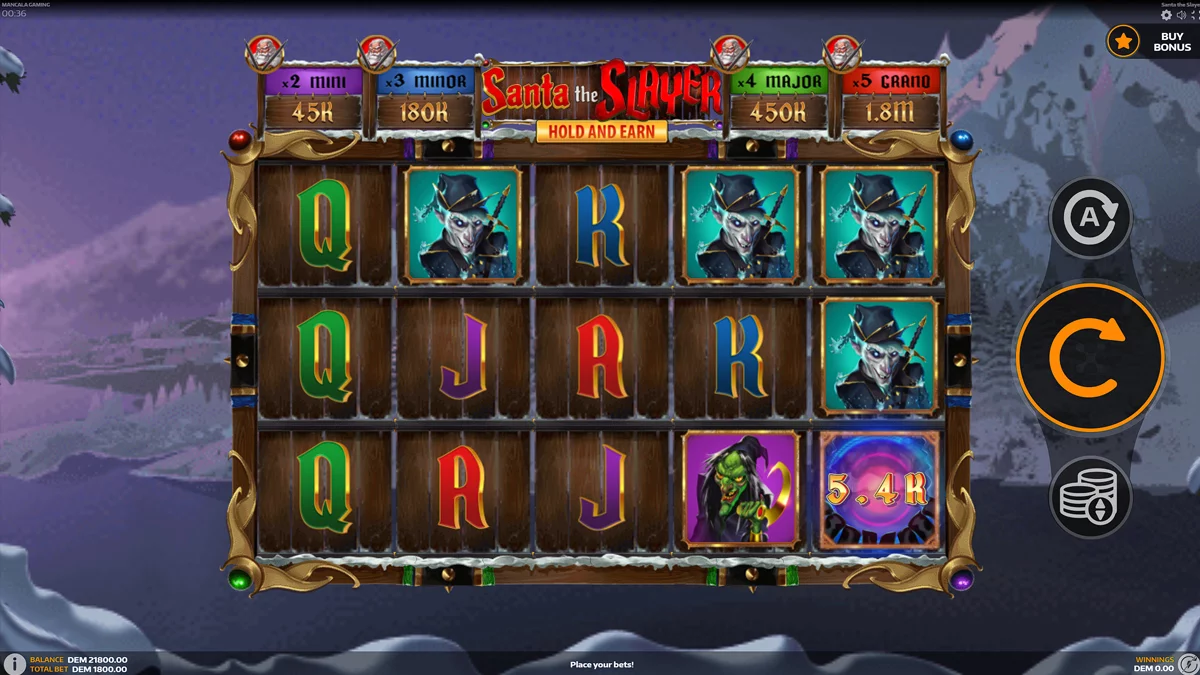 Santa the Slayer Base Play