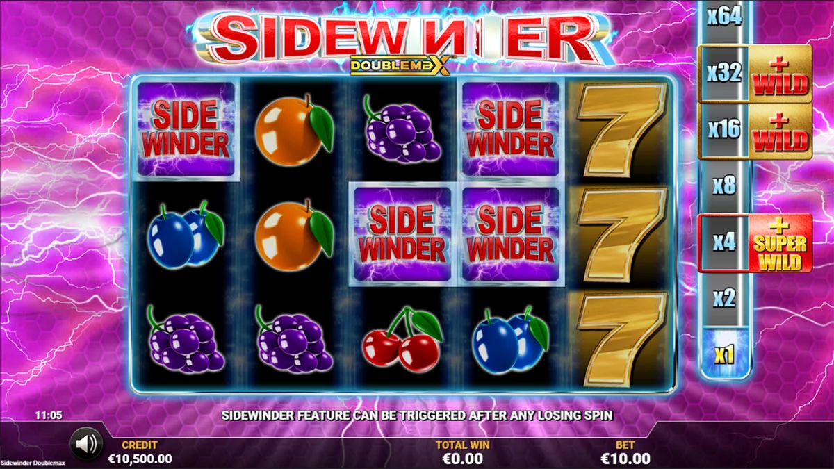 Sidewinder DoubleMax Bonus