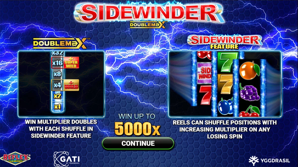 Sidewinder DoubleMax Homescreen