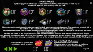 The Big Dawgs Paytable