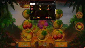 Volcano Blast 10X Paytable