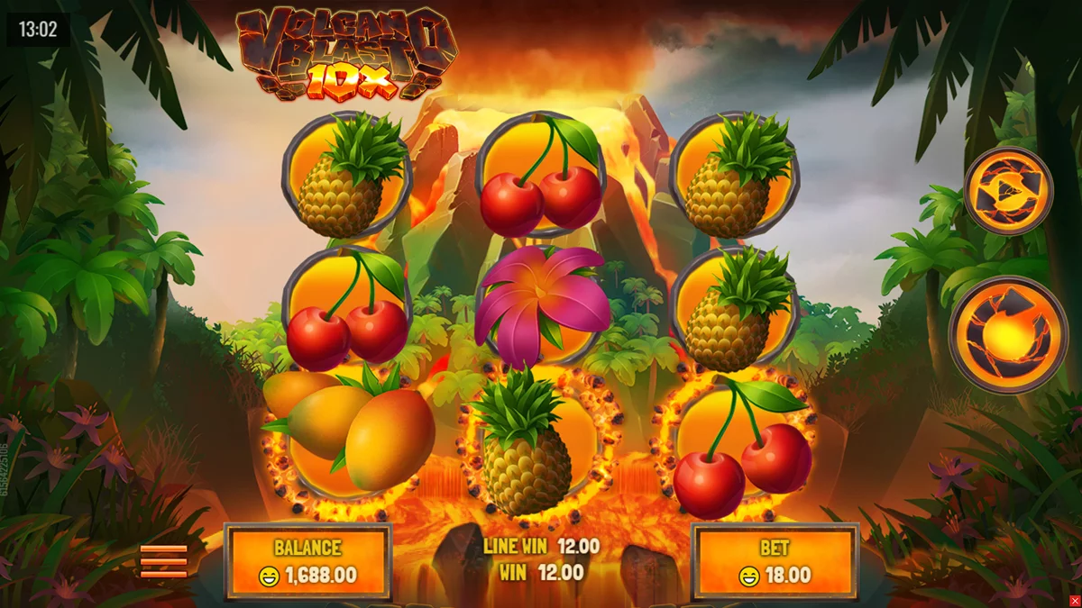 Volcano Blast 10X Win