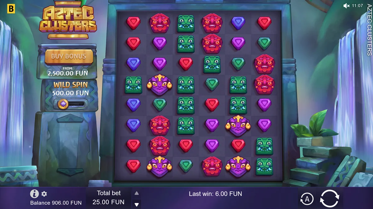 Aztec Clusters Base Play