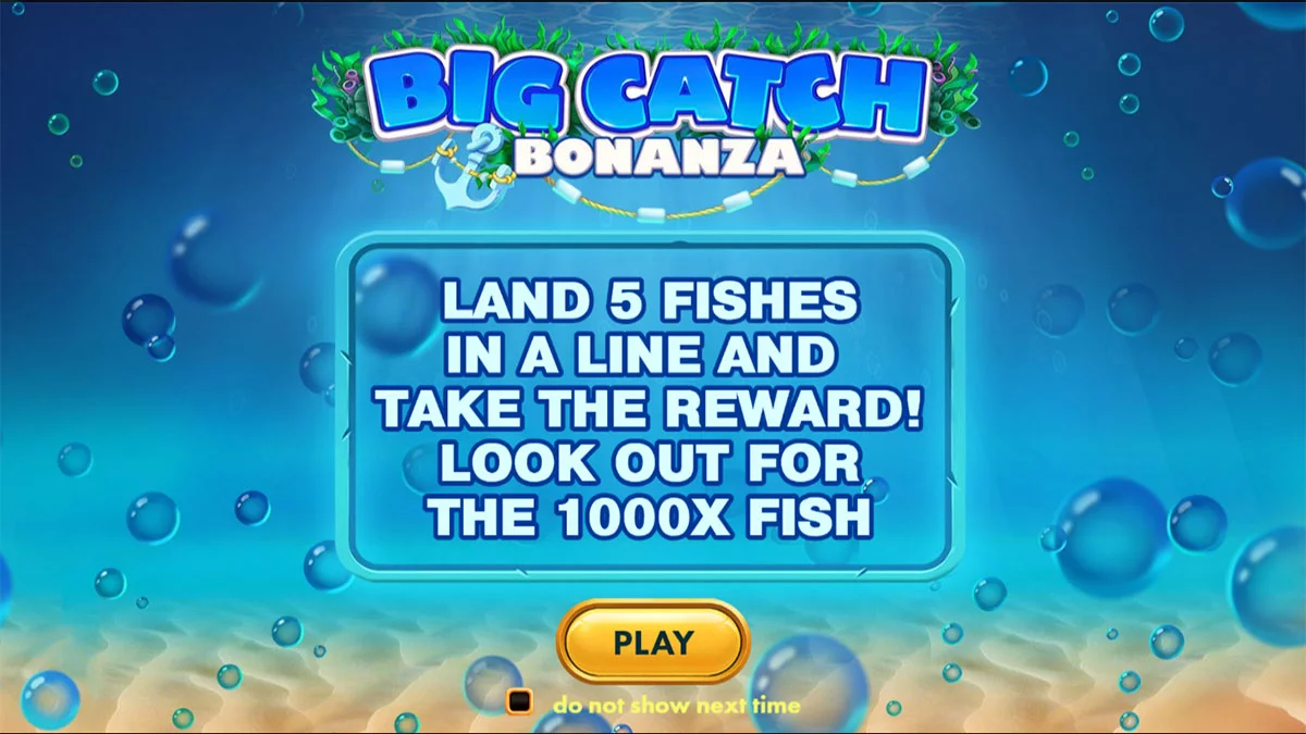 Big Catch Bonanza Homescreen