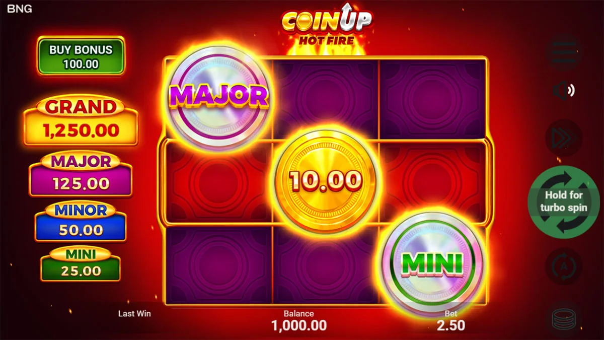 Coin UP Hot Fire Base