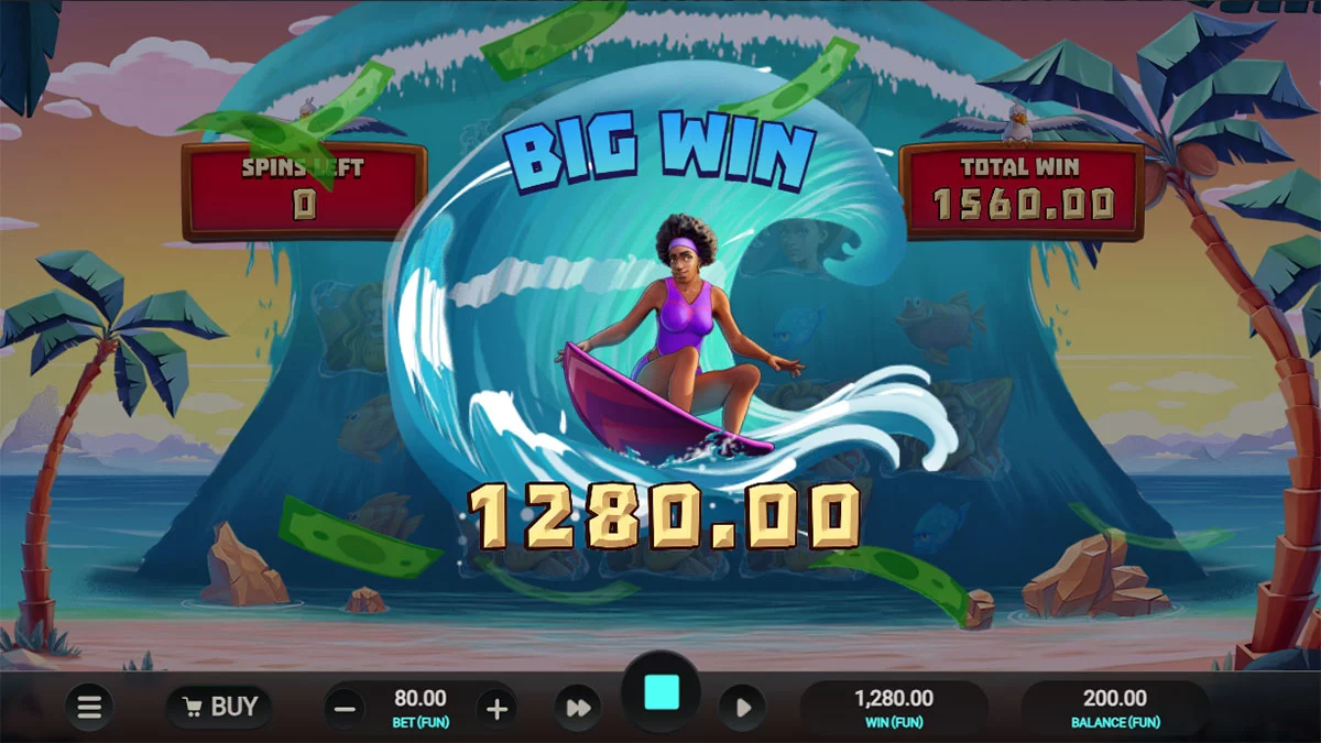 Cowabunga Dream Drop Big Win