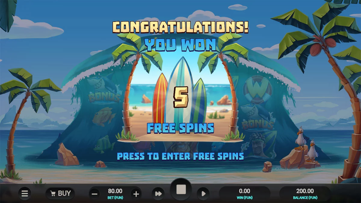 Cowabunga Dream Drop Free Spins