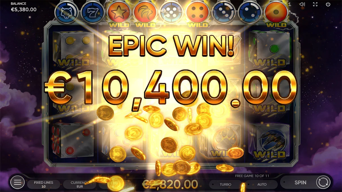 Cyber Wolf Dice Epic Win