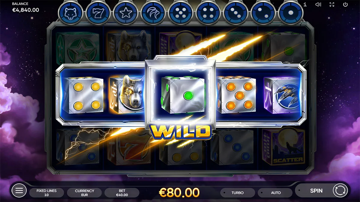 Cyber Wolf Dice WIld 1