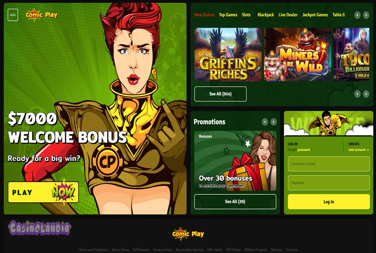 ComicPlay Casino