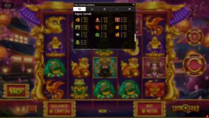 Dragon Harmony Paytable