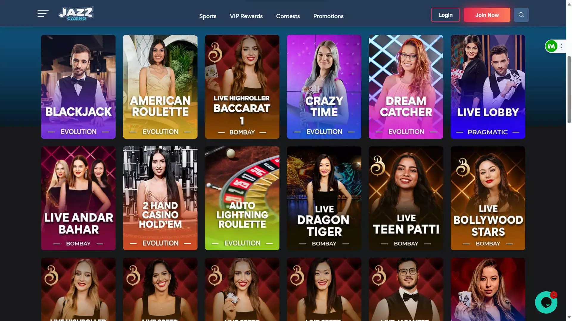 Jazz Casino Games