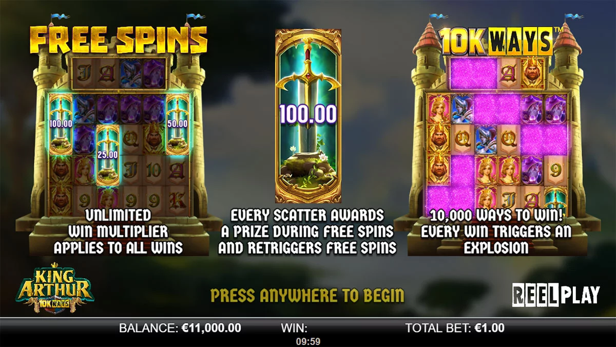 King Arthur 10K Ways Homescreen