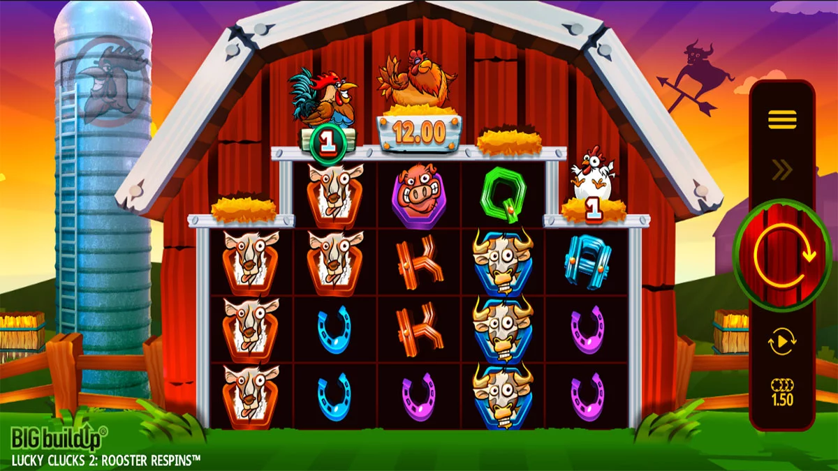 Lucky Clucks 2 Rooster Respins Base