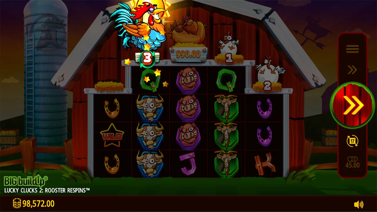 Lucky Clucks 2 Rooster Respins Increase