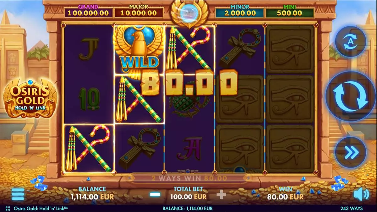Osiris Gold Hold ‘n’ Link Win