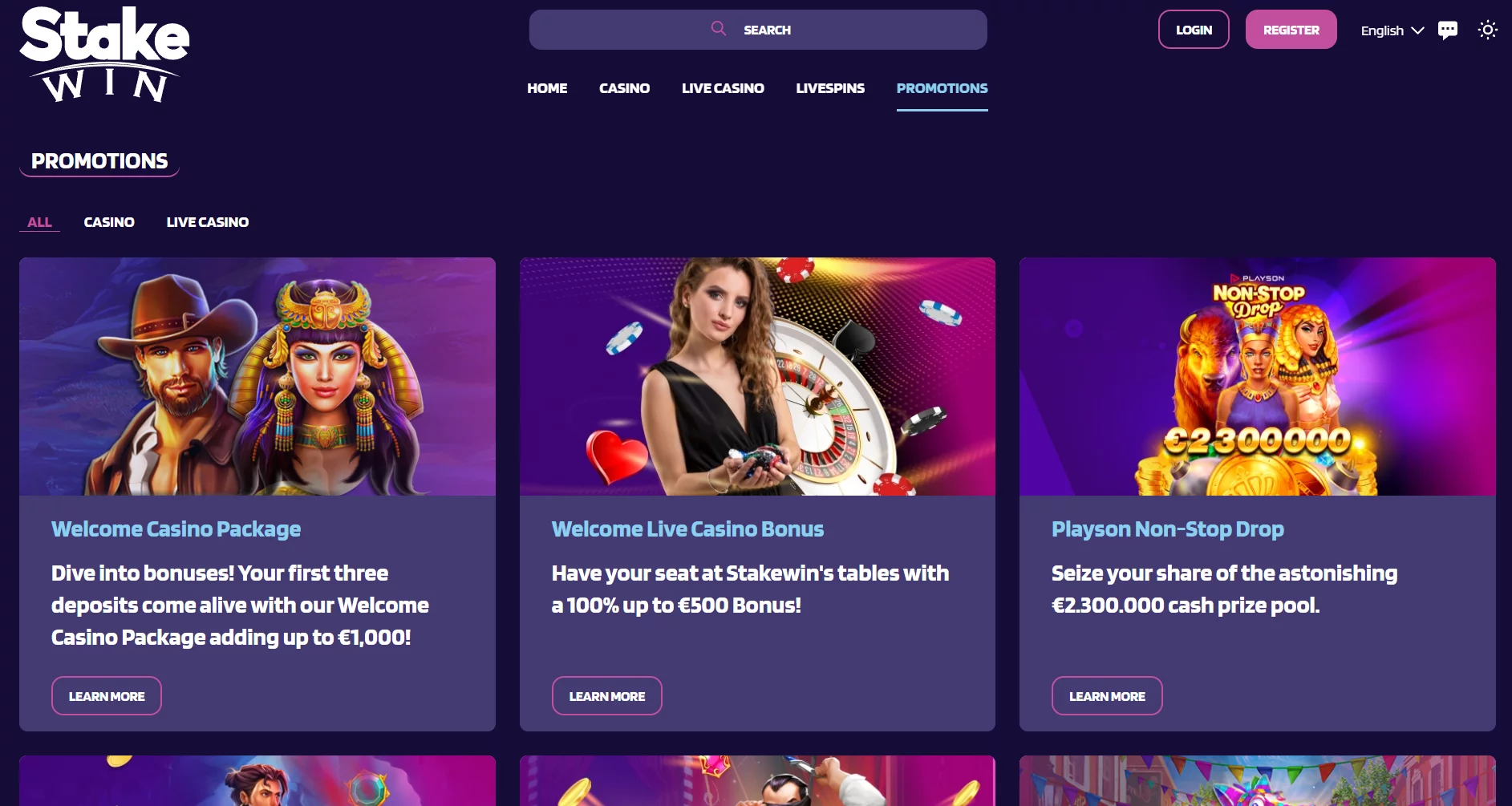 StakeWin Casino Promotions