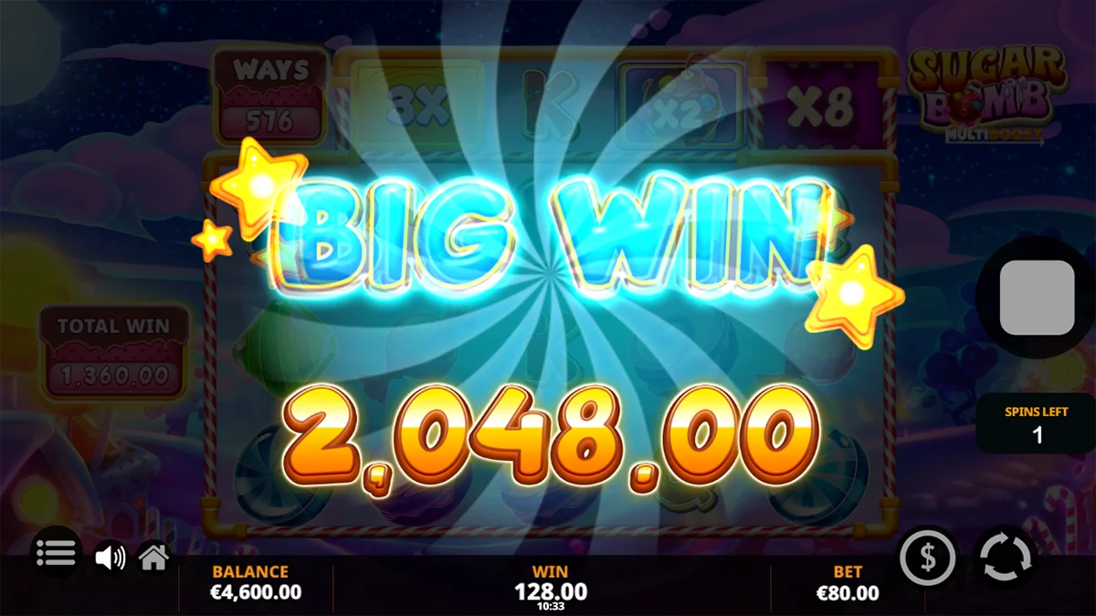 Sugar Bomb DoubleMax Big Win