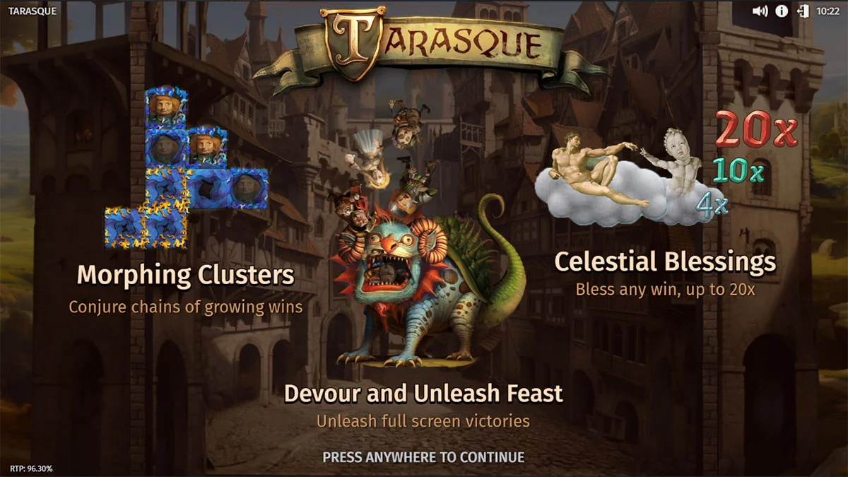 Tarasque Homescreen