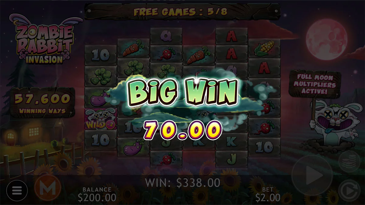 Zombie Rabbit Invasion Big Win