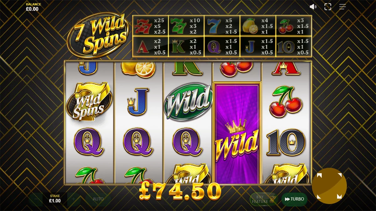 777 Super Strike Wild Spins