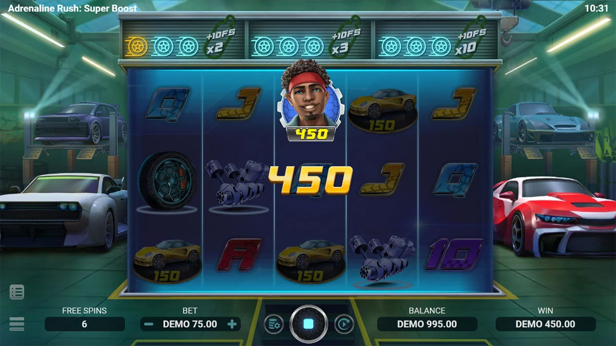 Adrenaline Rush Super Boost Win