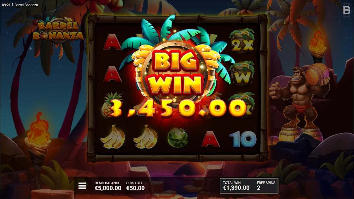 Barrel Bonanza Big Win