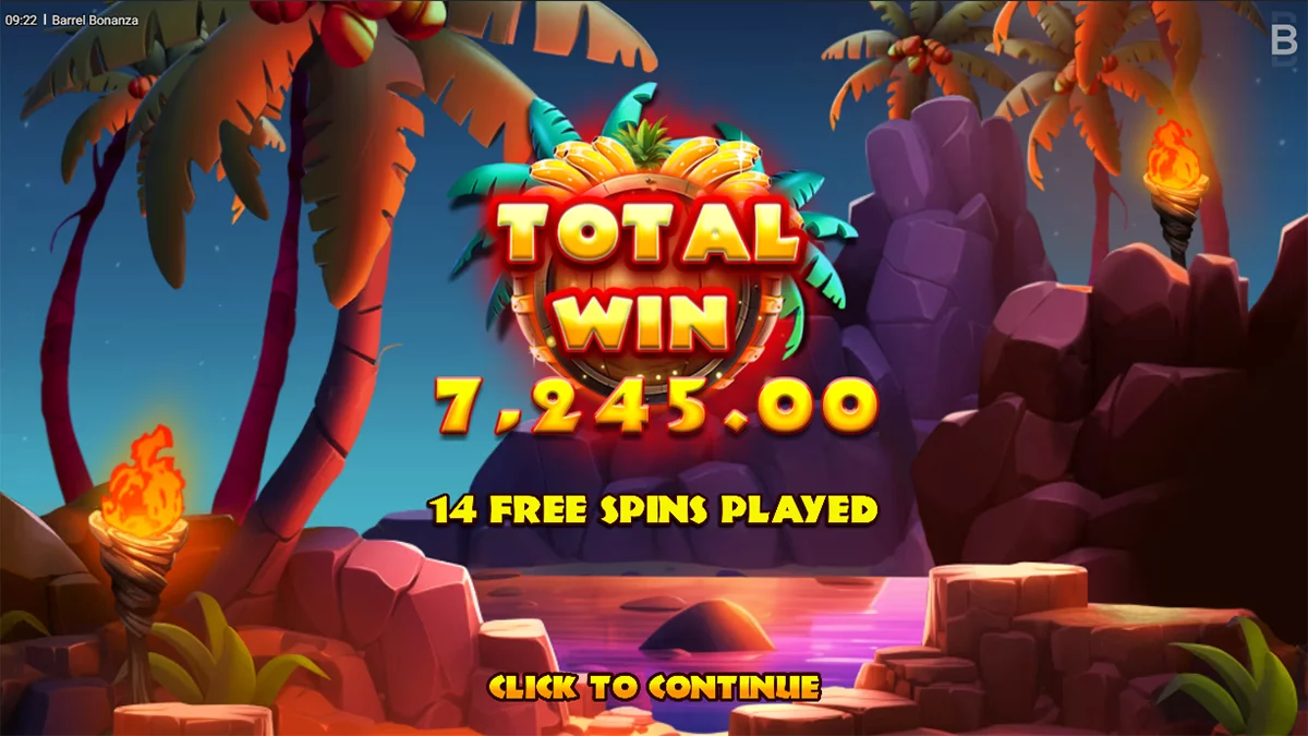 Barrel Bonanza Total Win