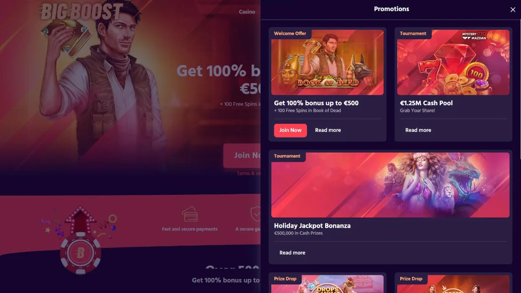 Big Boost Casino Promo