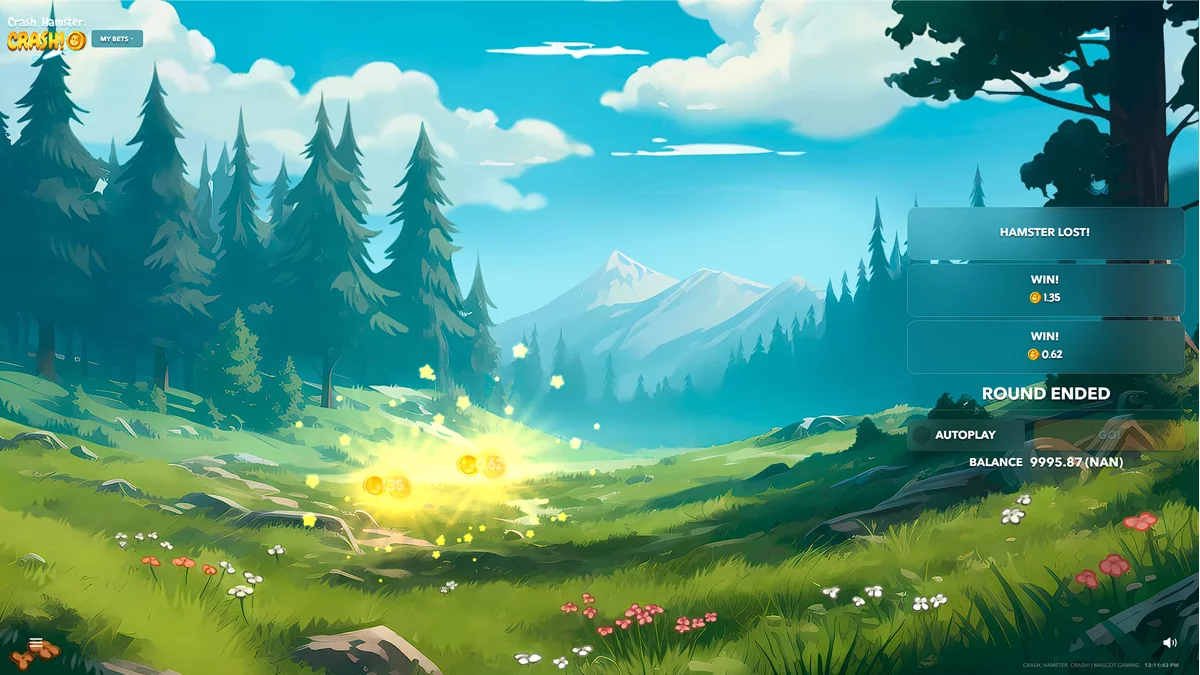 Crash, Hamster, Crash! Win