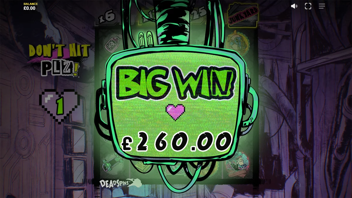 Don’t Hit Plz! Big Win