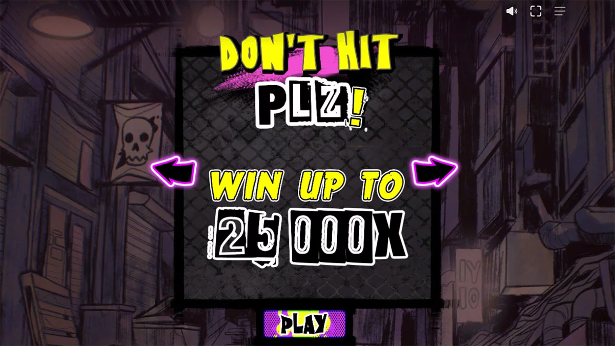 Don’t Hit Plz! Homescreen