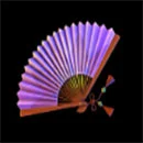 Jade Coins Symbol Fan