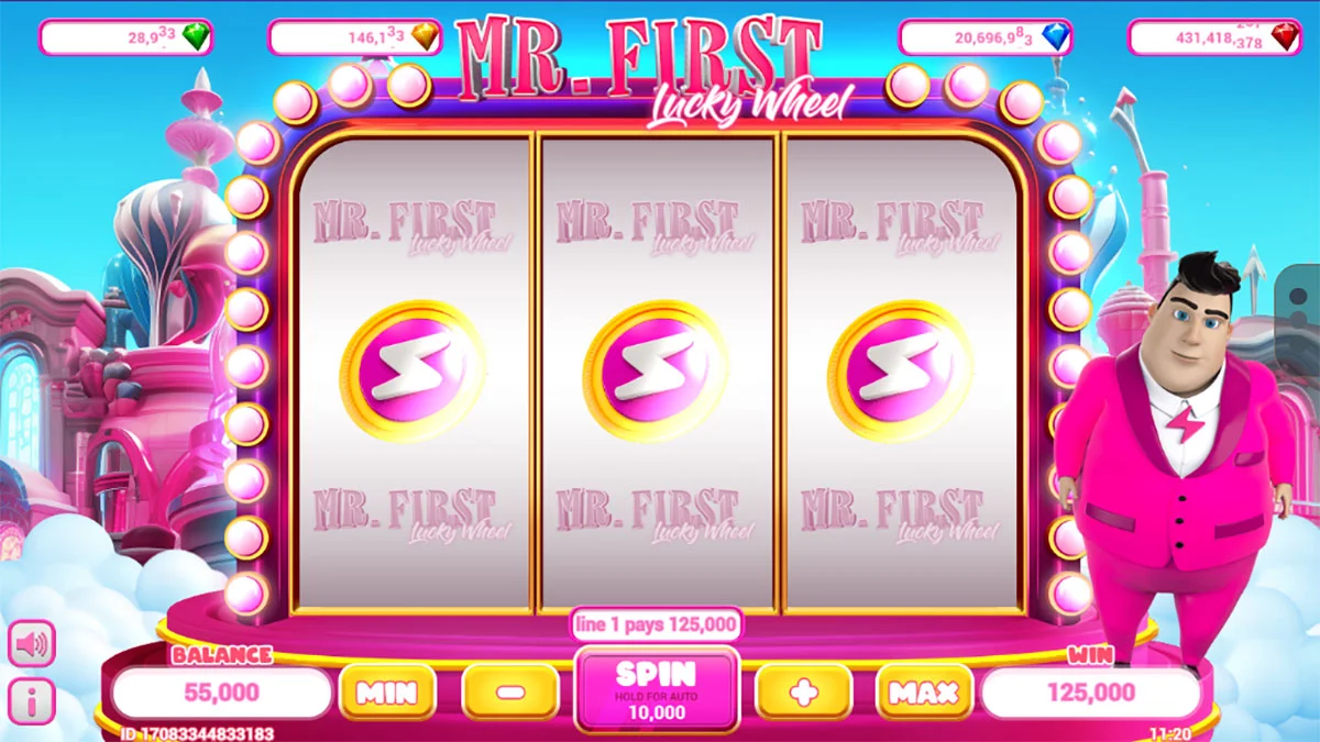 Mr. First Lucky Wheel Big Win