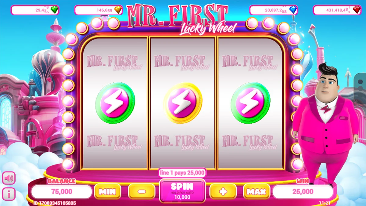 Mr. First Lucky Wheel Small Win