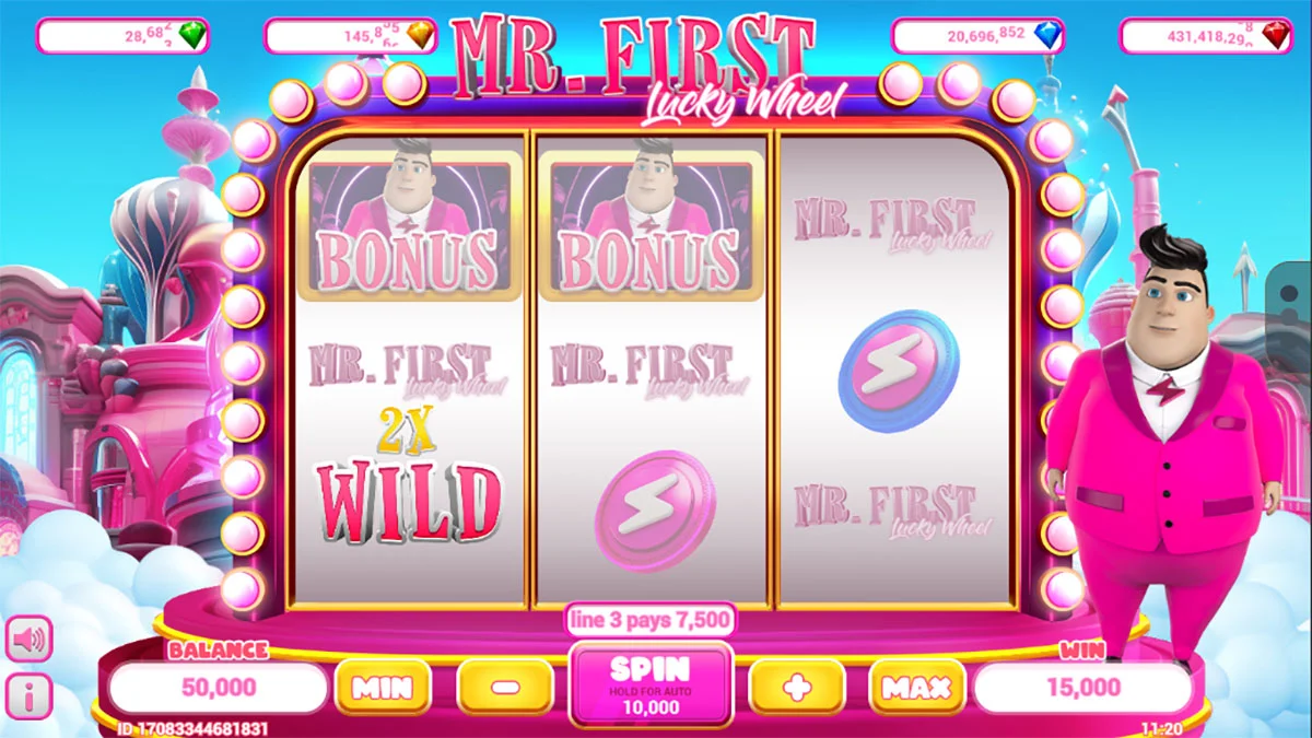 Mr. First Lucky Wheel Win